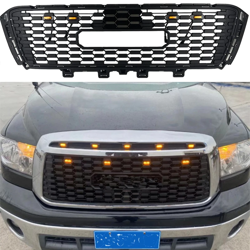 

For TOYOTA Tundra 2010 2011 2012 2013 4X4 Offroad Upgrade Auto Parts Car Front Grille high quality ABS grille
