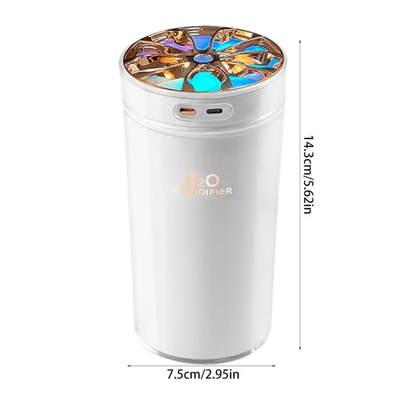 Wireless Car Humidifier Portable 300ML Car Fragrance Humidifier Diffuser Travel Mini