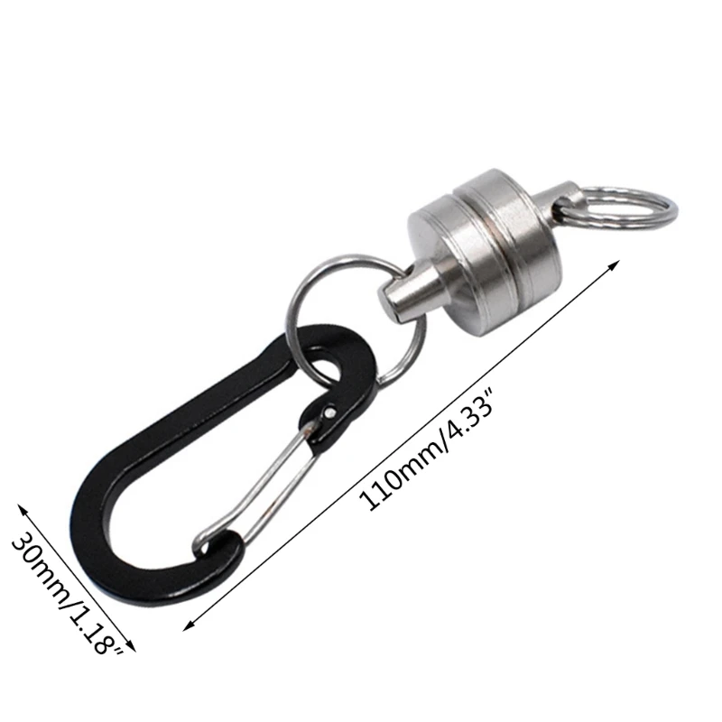 Fly Fishing Magnetic Magnetic Net Release Fishing Net Holder Fishing  Retractor Net Release Keeper With Carabiner Alloy Magnet - AliExpress