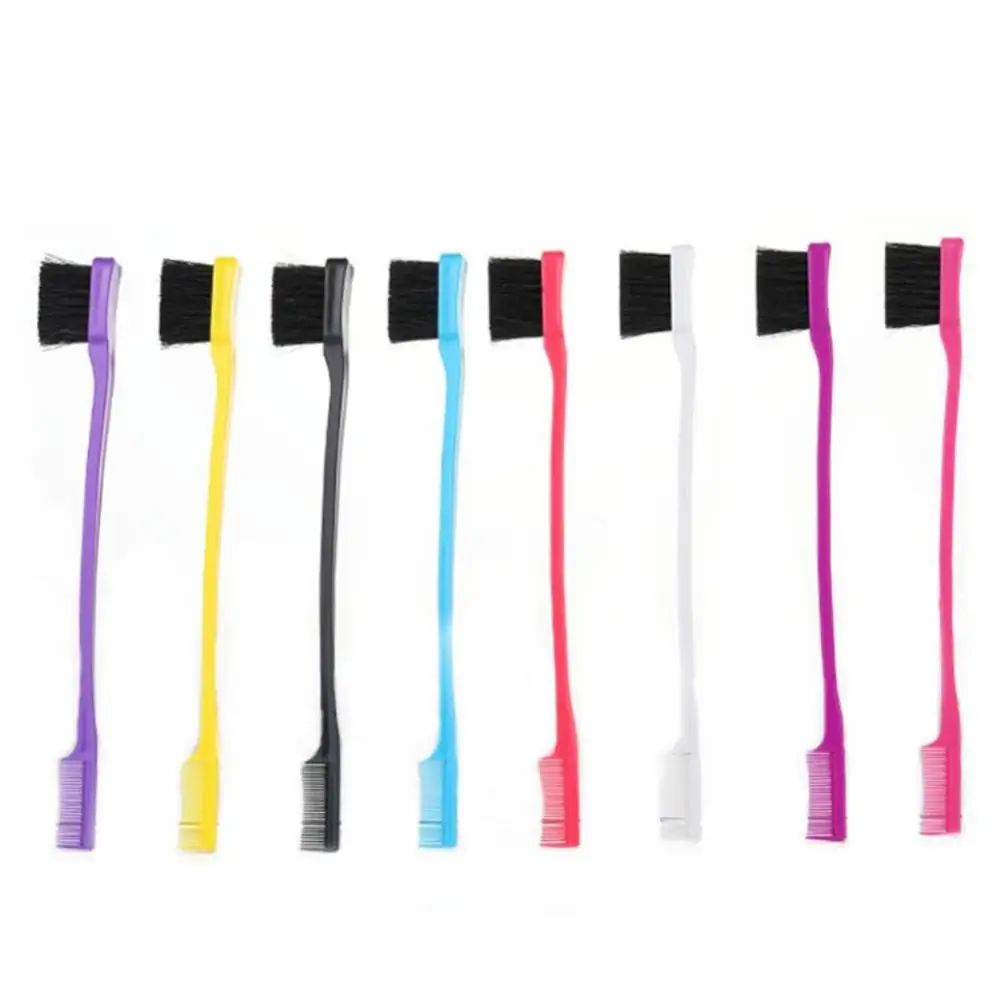 

Eyebrow Grooming Tool Baby Care Double Sided Eyebrow Brush Comb Edge Control Brush Comb Hair Gel Smooth