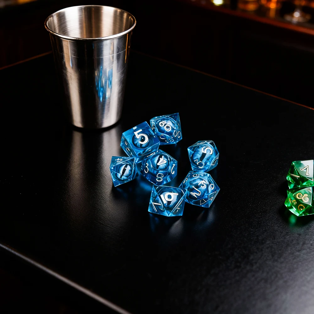 DND Liquid Core D&D Dice Set Detail