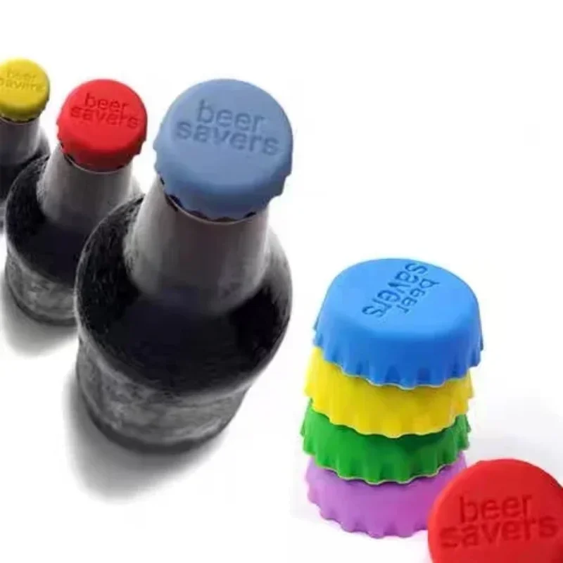 

Reusable Silica Gel Bottle Cap Sealed Beer Cap Vinegar Soy Sauce Bottle Soda Cola Cap Wine Protective Stopper