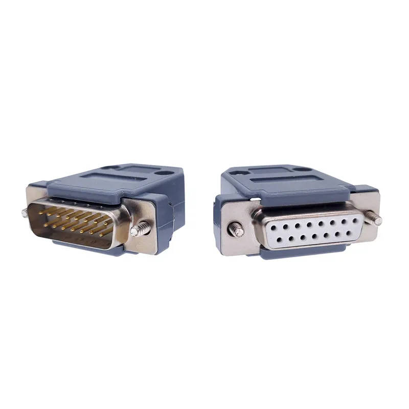 Lot De 6 Adaptateurs DB15 YINETTECH - Mâle/Femelle 15 Broches - Pour Câbles Série, VGA, RS232