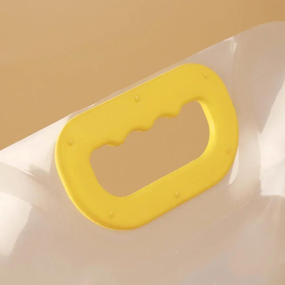 20PCS  Large Plastic Drinking Spout Packaging Bags with Handle for Beer Juice Beverage Stand Up Storage Reusable Liquid Pouches 4