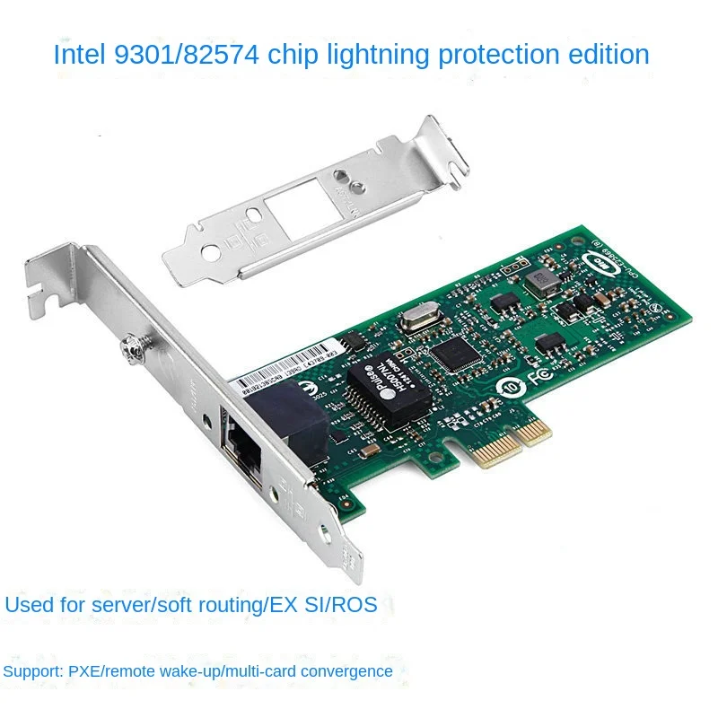 

PCI-E X1 1G RJ45 Gigabit Ethernet Сетевая карта PCIE Nic EXPI 9301CT контроллер intel 82574 L
