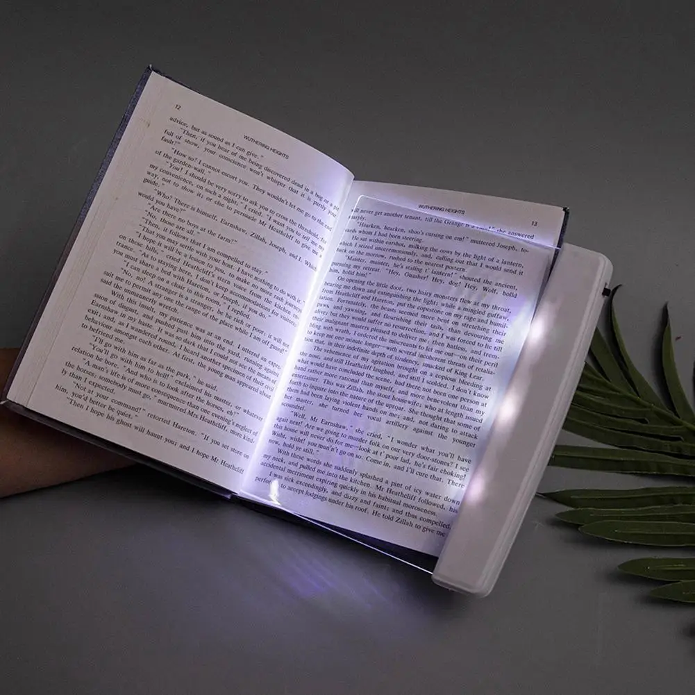 Student Led Book Light Lightweight Eye Protection Flat Plate Panel Bookmark for Reading led light book light mini led light