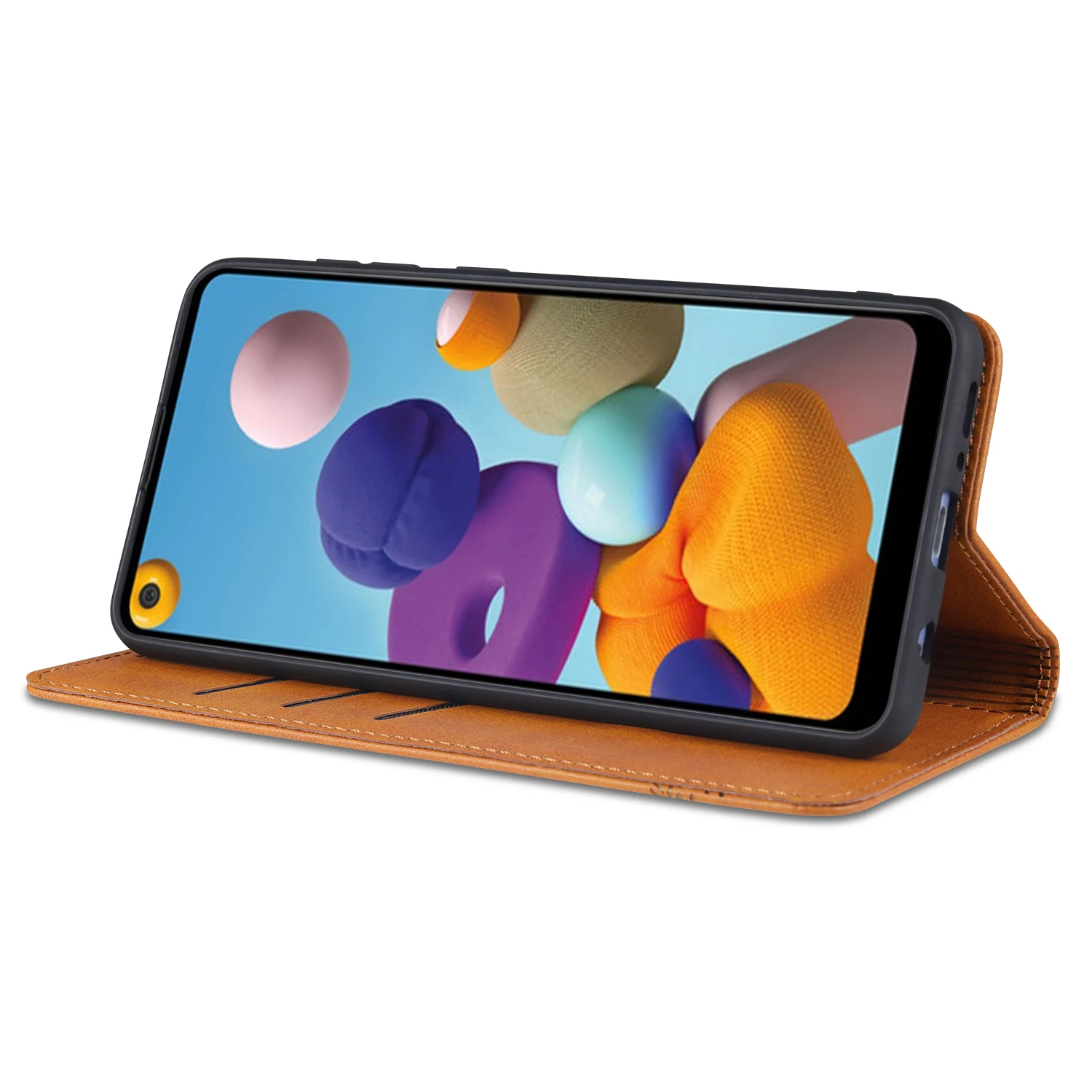 Premium Magnetic Leather Case with Deluxe Adsorption Technology