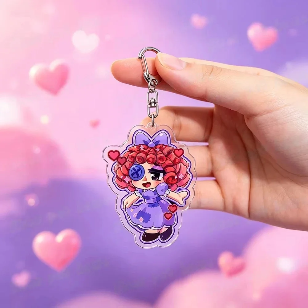 Chibi Anime Kawaii Keychain for Manga Fans - Adorable Cartoon Bag Accessory and Jewelry Gift