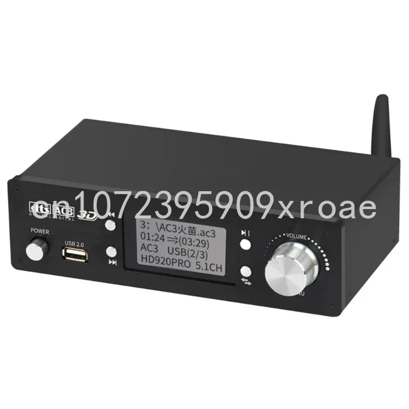 

HD920PRO 5.1CH HD аудио декодер Bluetooth 5,0 приемник для DOLBY атмосферs DTS AC3 4K 3D конвертер SPDIF ARC PCUSB DAC (ЕС вилка)