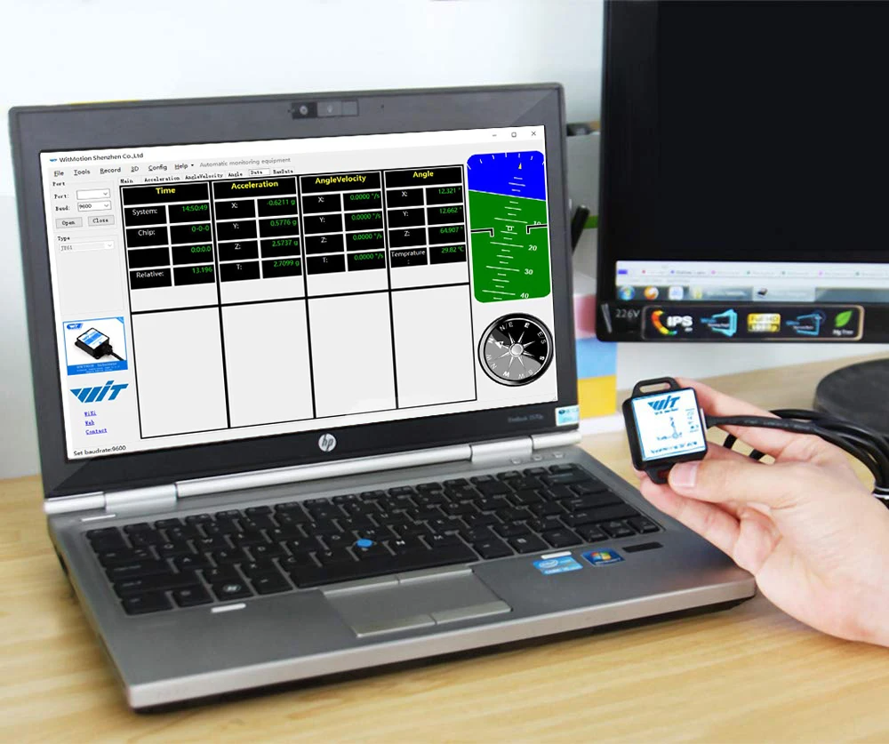 WitMotion WT61C IMU 6 Axis Sensor Tilt Angle (Roll Pitch) + Acceleration + Gyroscope MPU6050 Inclinometer For PC/Android/MCU 2