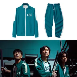 Squid Game Cosplay Costumes   Jacket For Men Sportswear Number 196 218 456  Round Six  Suit