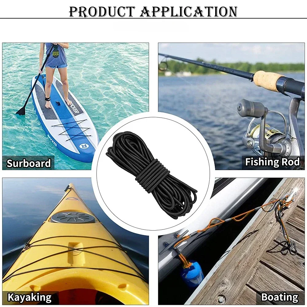 DIY Rubber Bands Elastic Band Sewing Accessories Clothing Straps Elastics Rope Black Crafts High Quality 3/4/5/6/8MM Apparel