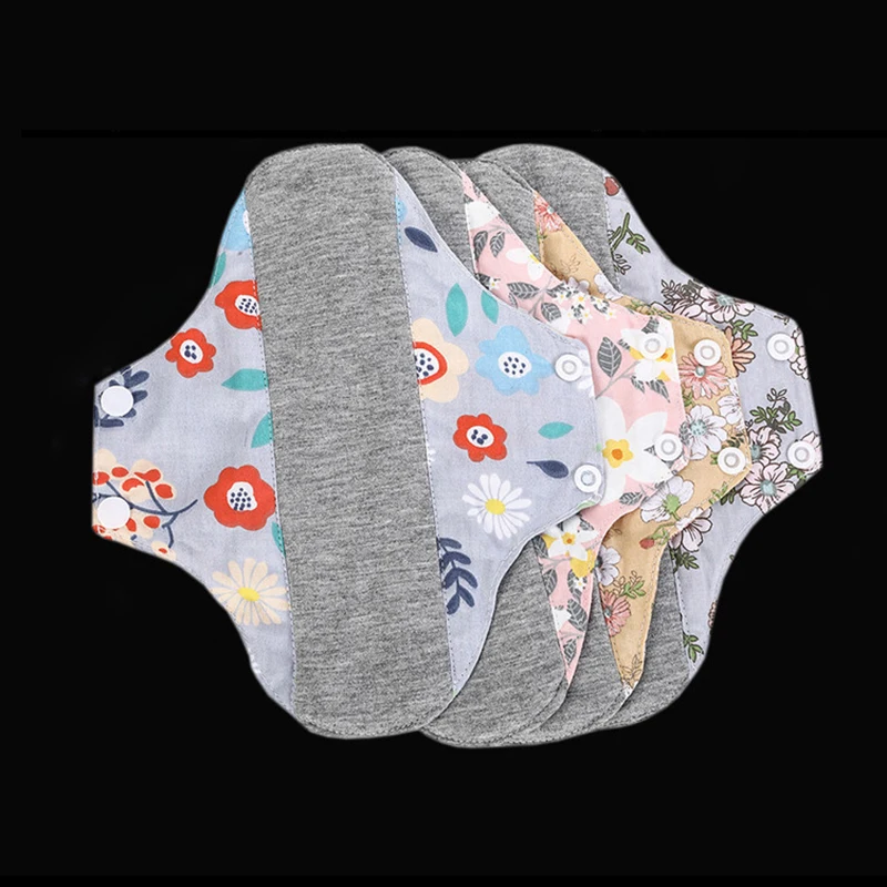 1PCS 18/23CM Anti-slip Graphene Antimicrobial Sanitary Pads Reusable Care Pads Breathable Maternity Menstrual For Women
