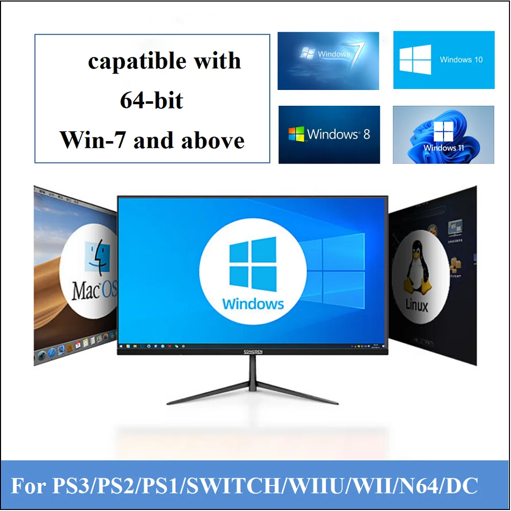 Retro Game Batocera 40 Linux 500G HDD Console with over 13000 high