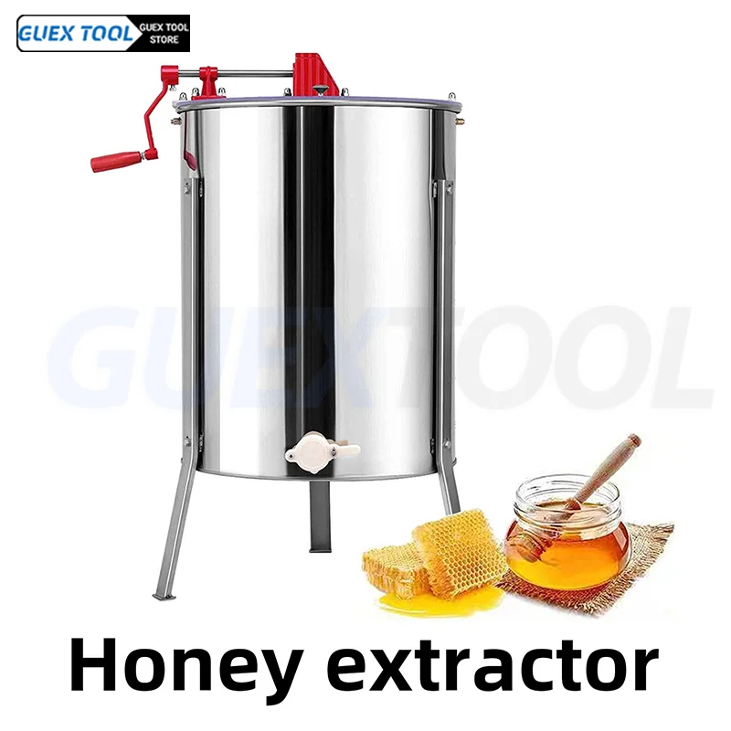 

Honey Extractor Beekeeping Apparatus Manual honey Machine Stainless Steel Honey Separator Honey Centrifuge Beekeeping Equipment