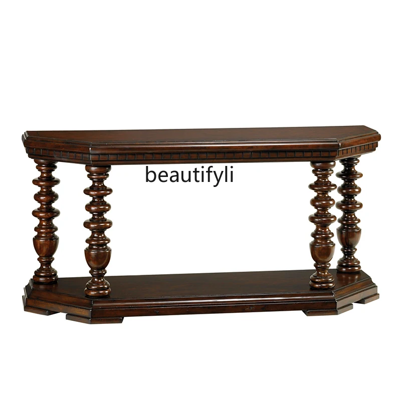 

CXH Home Console Tables French Post-Modern Curio Cabinet Sofa Tables Entrance Cabinet