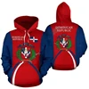 Dominican Republic Flag 3D Printed Graphic Hoodies Men's Women's Chilren Streetwear Sweatshirt Breathable Comfortable Hooded Top 5