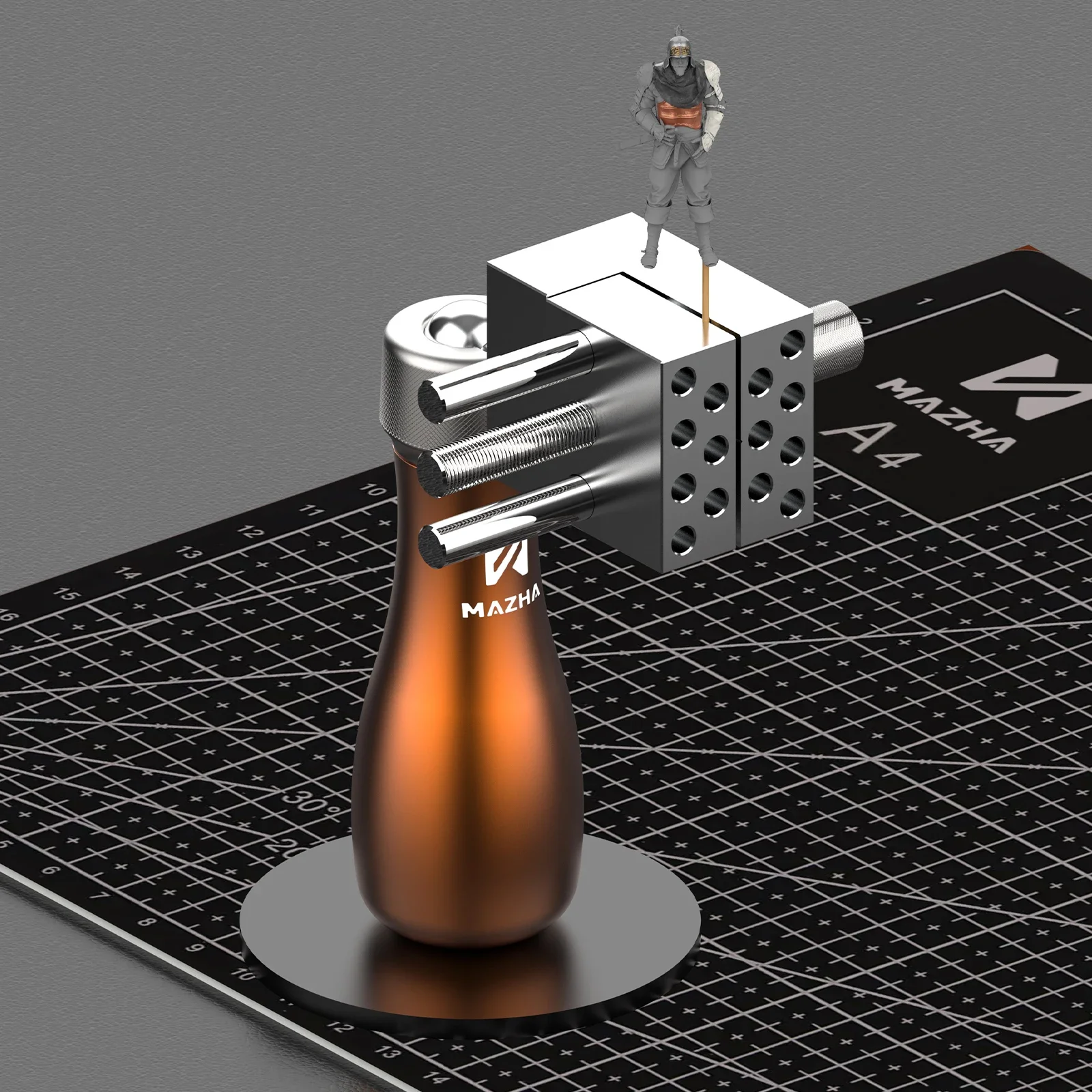 Portable Handheld Clamping Vise for DIY Model Making Craft Tool