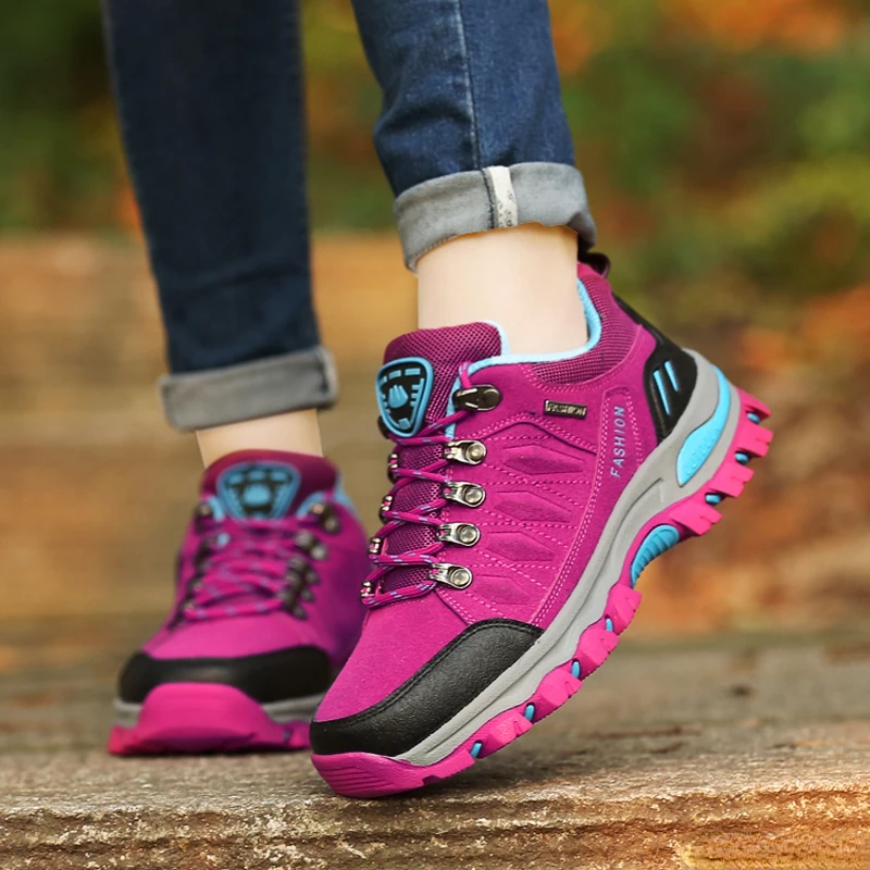 

Fall Casual Shoes Ladies Outdoor Fashion Travel Sneakers Comfortable Lightweight Casual Mountaineering Hiking Running Shoes