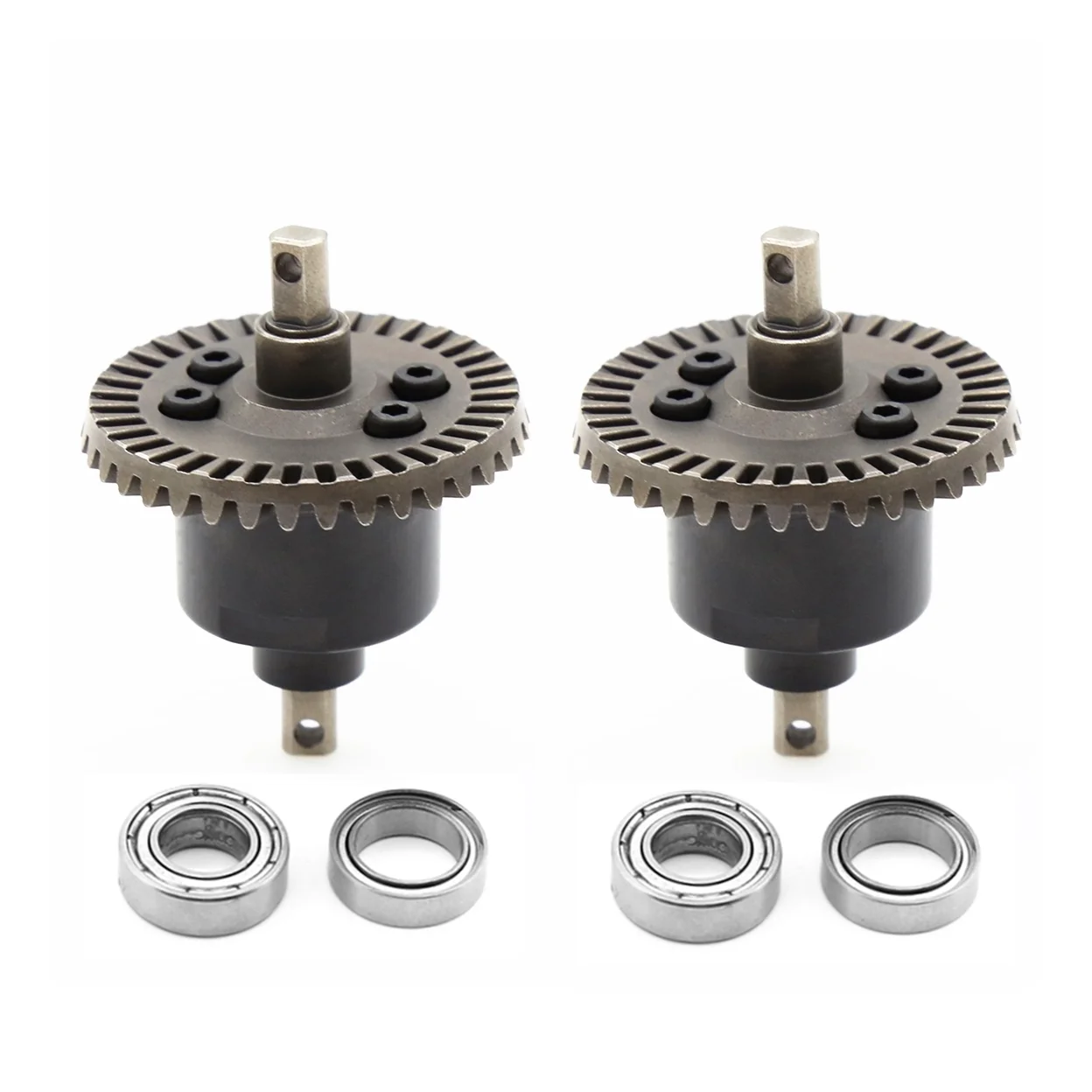 Differenziale Anteriore E Posteriore 2 Pezzi Con Cuscinetto Per Traxxas Slash 4X4 Vxl Stampede Rustler Remo Hq727 1/10 Parti Di Aggiornamento Per Auto