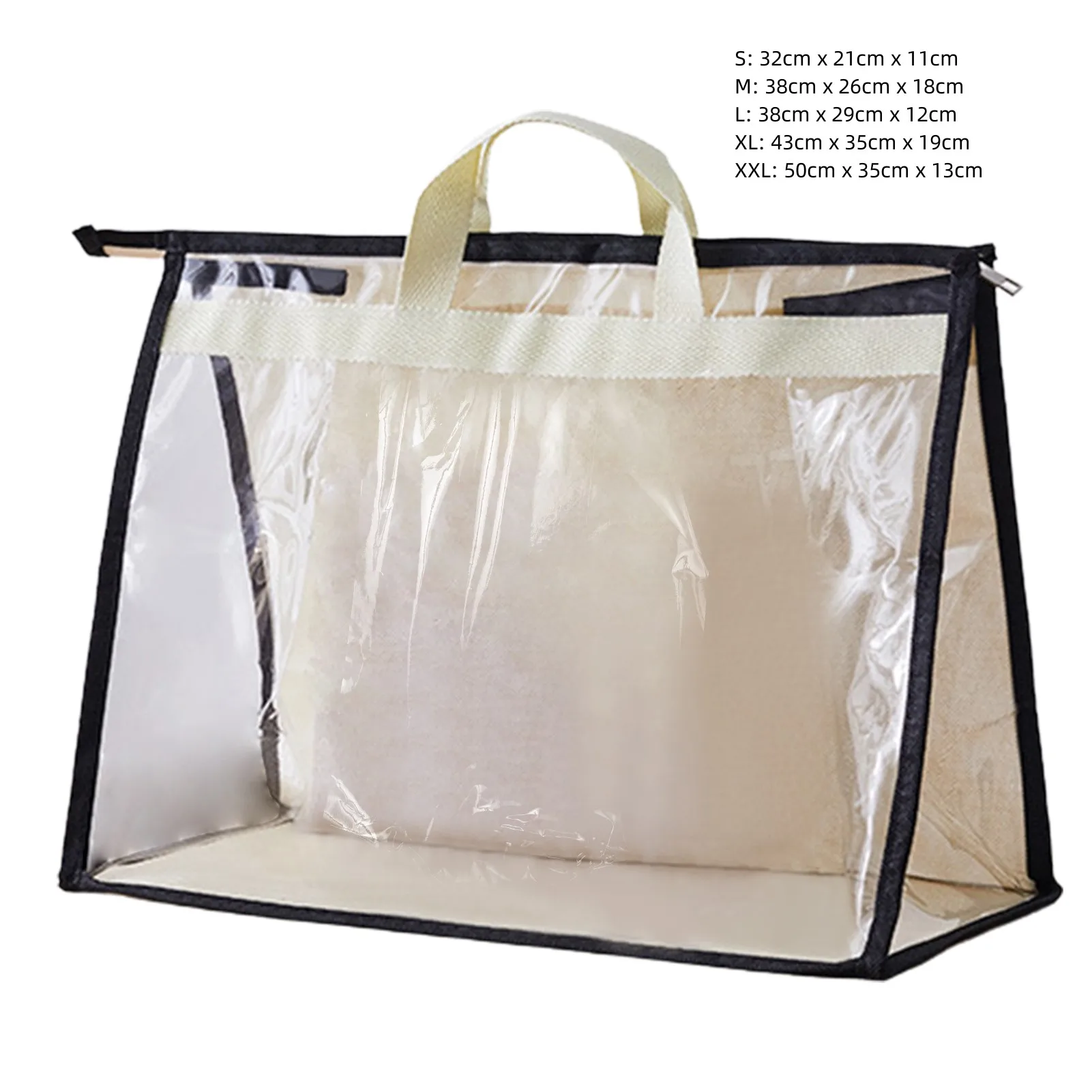 Practical Storage Hanger Bag Two Handle Nonwoven Fabric Organizer