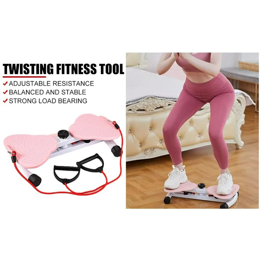 Waist Twisting Fitness Tool, Ab Machine Exercise Twist Boards, Standing Abdomen Exercise Board for Foot Massage and Weight Loss