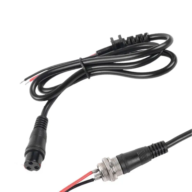 Electric Scooter Charging Port Connector Electric Scooter 3 Pin Charging Port Dustproof and Waterproof Design Charging Port