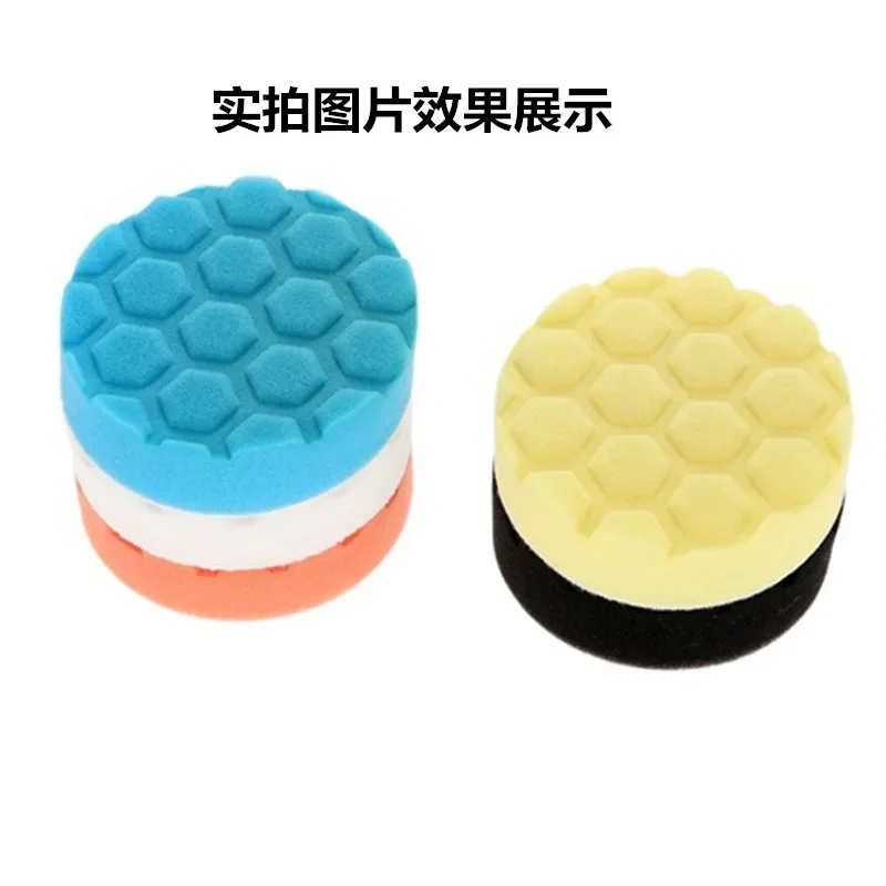 Car Polishing Pad Car Polish Pad Car Polishing Sponge Polishing Sponge Set 5 Pack 3/4/5/6/7 Inch Compound ing Polishing Pads Cutting Sponge Pads Kit for Car er Polisher Compounding and Waxing