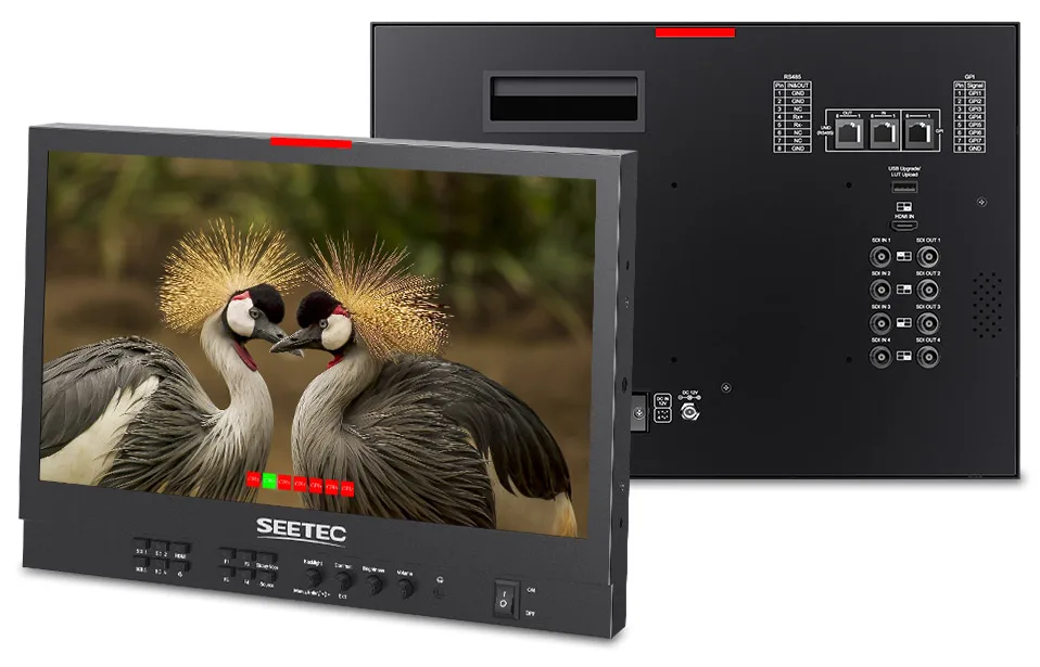 ATEM156S-CO 15.6 Inch Multi Camera Broadcast Carry-on Monitor D LUT HDR Waveform