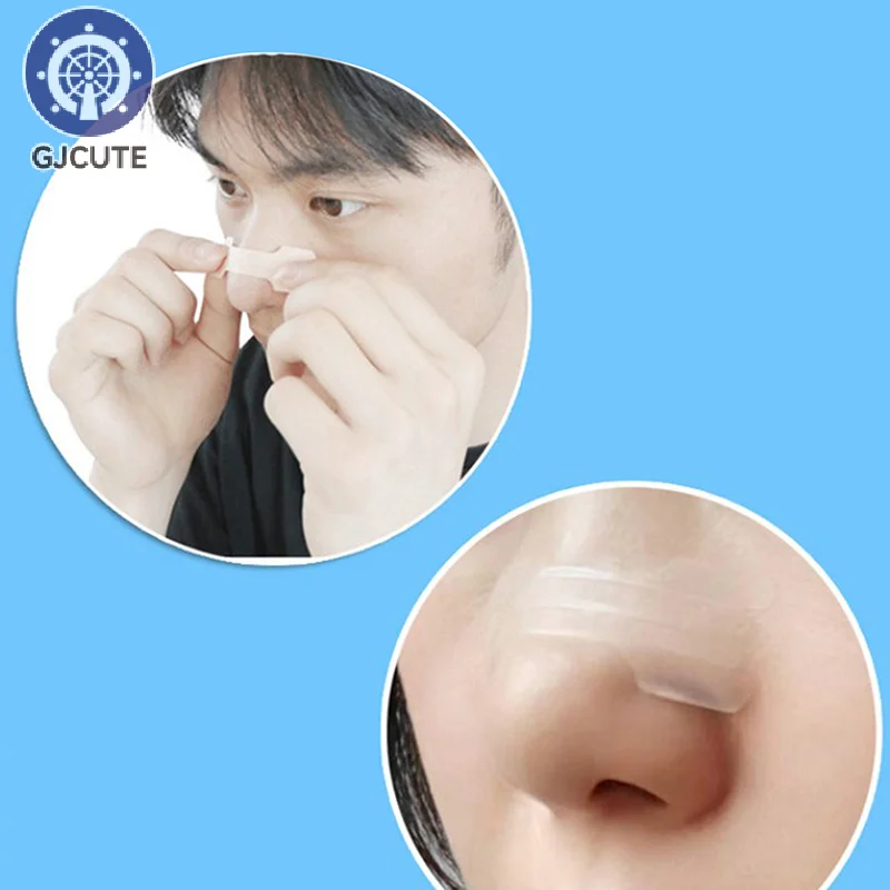 50Pcs Breath Nasal Strips Right Aid Stop Snoring Nose Patch Good Sleeping Patch Easier Better Breathe Health Care 55x16MM