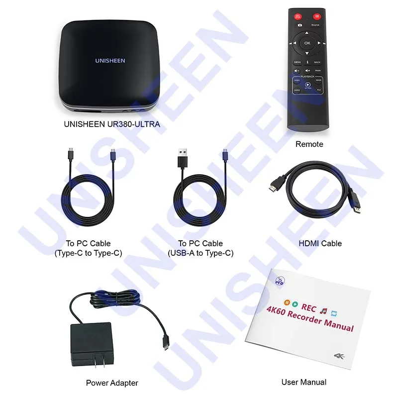 New Arrival 4K60 Mini Video Recorder Device StandAlone Camera HDMI Remote Game S