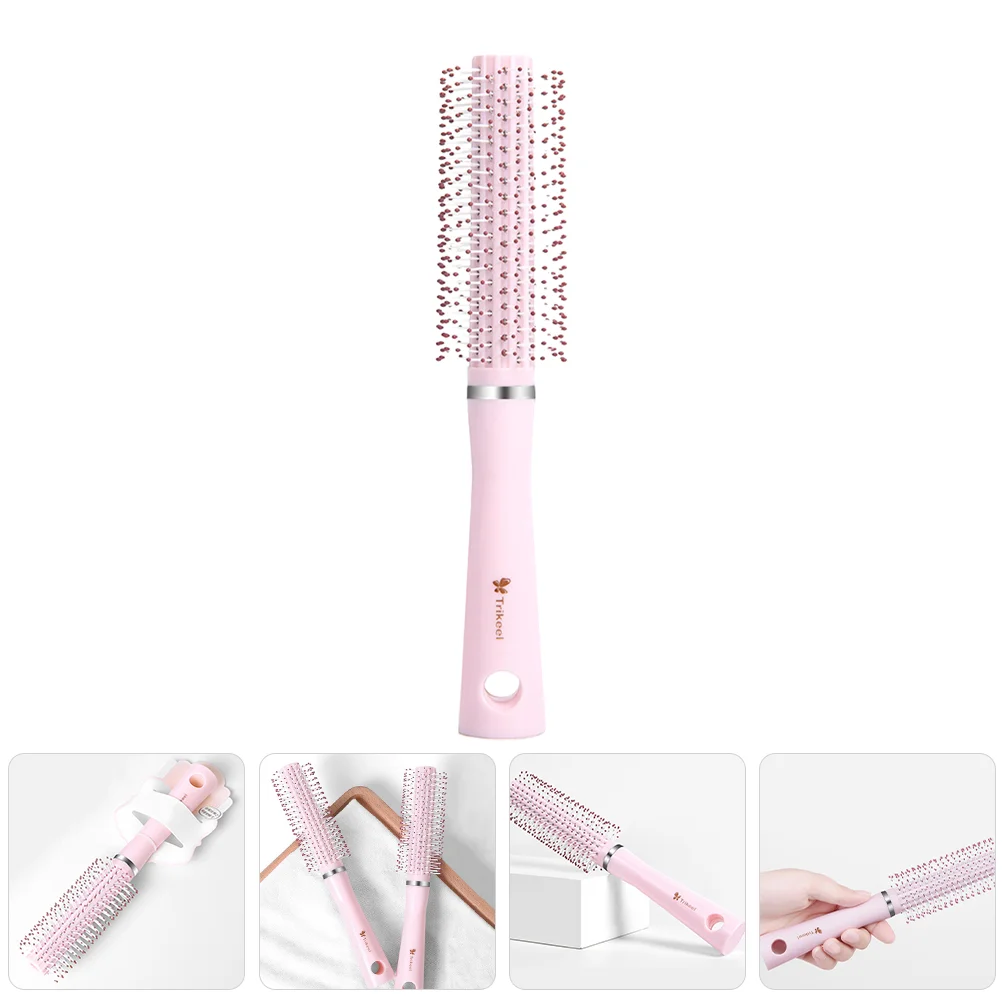 Portable Hair Brush Roller for Styling Round Blow Drying Curling Short Abs Men and Women Comb Hairbrushes