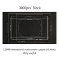 3000pcs mat Black
