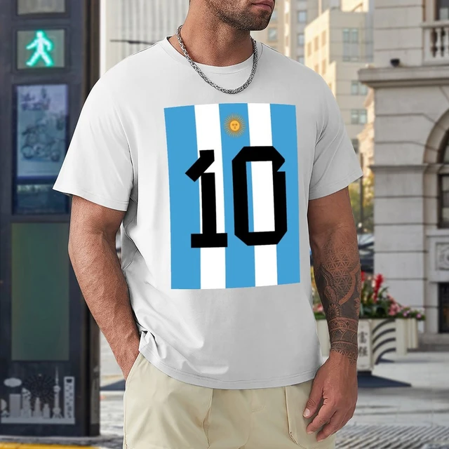 guld Tilsvarende hovedsagelig Creative Argentina Football Team Lioneler And Messi (13) T-shirts High  Grade Fitness Eur Size - T-shirts - AliExpress