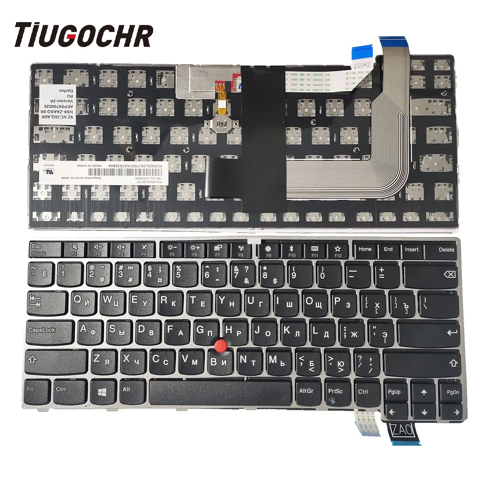 New For Lenovo Thinkpad T470S Laptop Keyboard Ru Not-Backlit