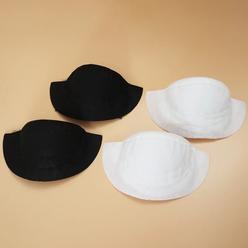 10/20/40pair 35mm White Black Decorative Big Shoulder Padded for Blazer Clothes Fashion Dress Sewing Shoulder Pads