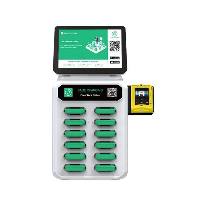 

Sharing anker Power Bank Rental Station With Rental Software System And NFC