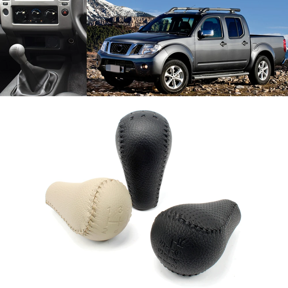 5/6 Speed Gear Shift Knob  For NISSAN Navara D40 Frontier Double Cab 2005 2006 2007 2008 2009 2010 2011 2012 2013 2014 2015