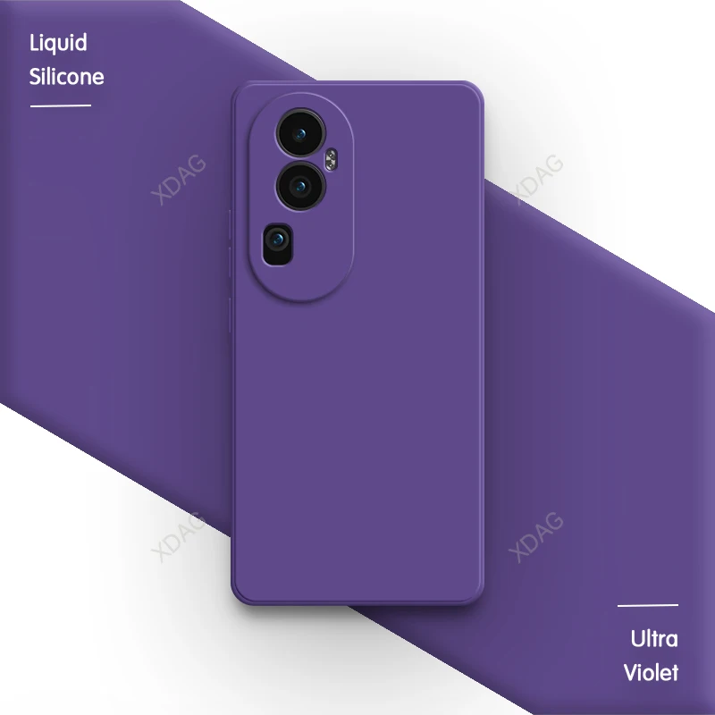 Premium Liquid Silicone Phone Case with Lens Protection - Classic Design