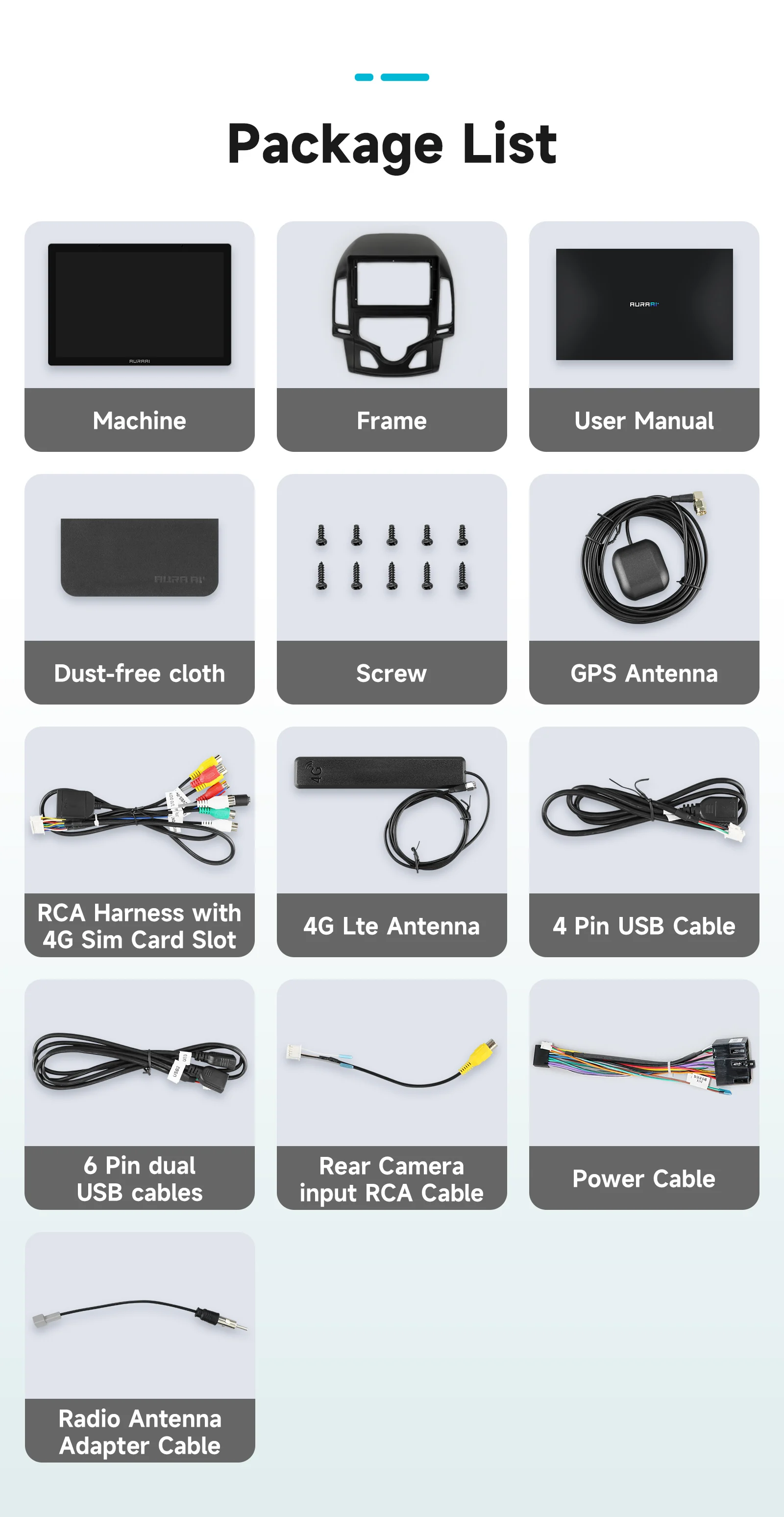 AURAAI 2din Android Auto Radio Multimedia für Hyundai I30 Auto Manuelle 2006-2011 Player GPS Navi Carplay Auto 4G RDS AI Stimme WIFI – Detail 38