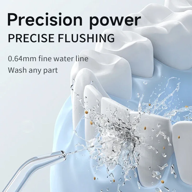 Portable Smart Electric Oral Irrigator Water Flosser 4 Jets 3 Modes Rechargeable Dental Water Jet Irrigator Dental Teeth Cleaner