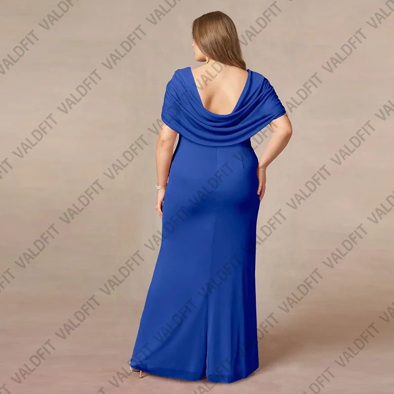 Plus Size Blue Mother of the Bride Dresses Weddings Party Dress