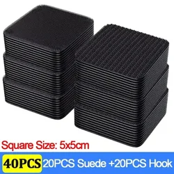 Durable Self - Adhesive Fastening Tape for DIY and Auto Projects (Square - 40pcs)