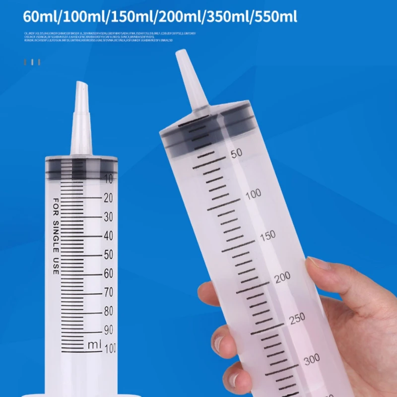 Syringe 500ml Large Capacity Syringe Reusable Pump Measuring With Tube  Feeding - Dog Feeders - AliExpress