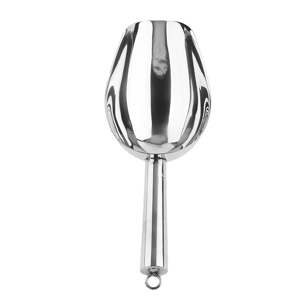 1pcs Shovel Stainless Steel Candy Ice Cube Flour Golden Ice Cream Spoon Stainless Steel Scoops et Tool Scoop Kitchen Gadget