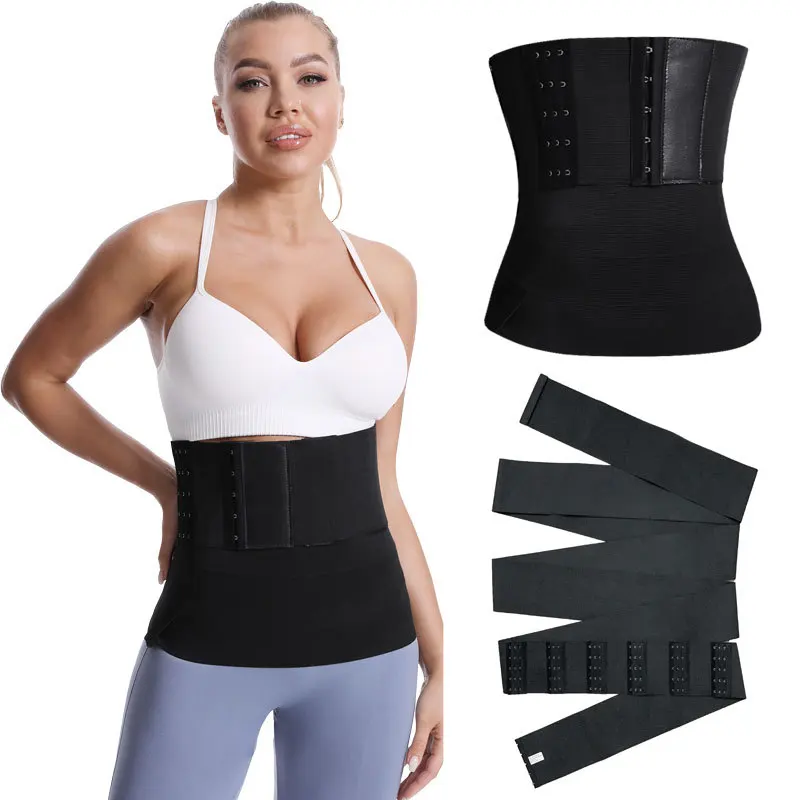  Waist Trainer for Women Velcro Zipper Abdomen Belt Corset  Cincher Body Shaper Girdle Trimmer Extender : Clothing, Shoes & Jewelry