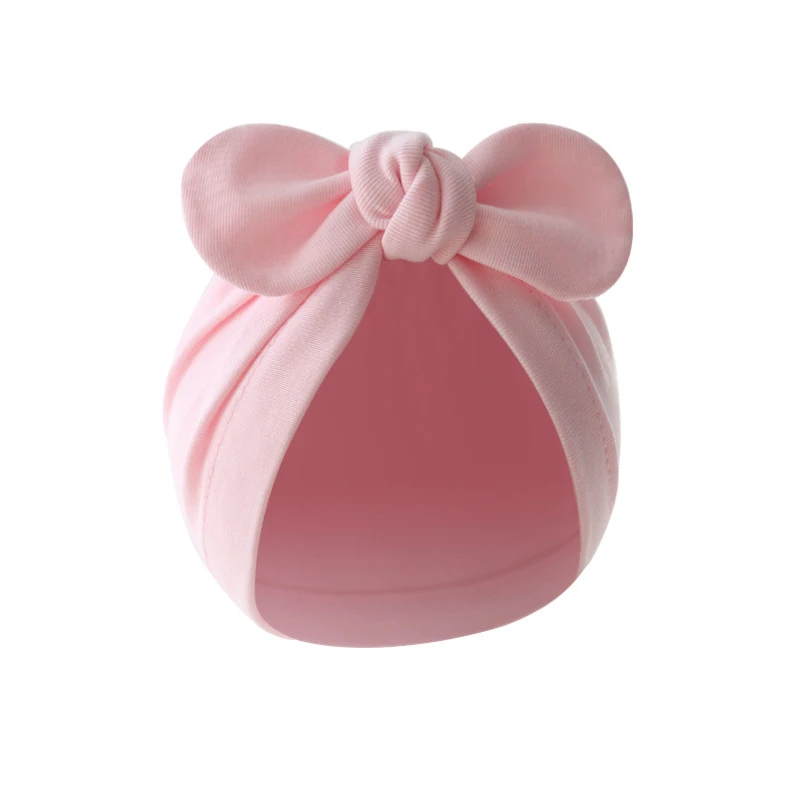 Big Bow Newborn Baby Beanie 4