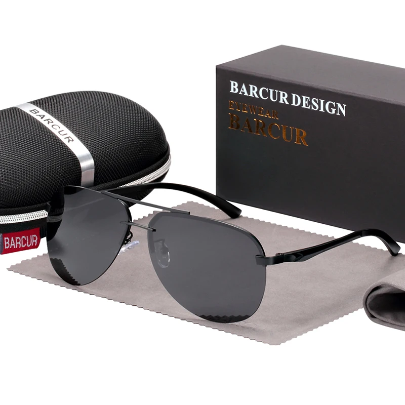 Barcur Almg Mens Sunglasses Polarized Ultra Light Driving Women