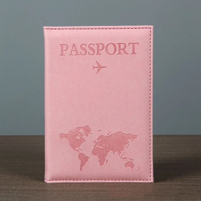 Elegant World Map Passport Holder – Stylish Travel Accessory & Ideal Wedding Gift