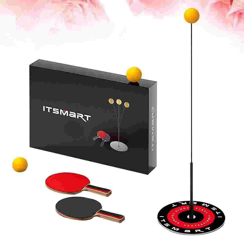 

1 Set Table Tennis Kit Training Supplies Elastic Flexible Shaft -pong Device Equipment Set (11M, With Racket)